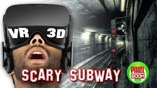 HORROR SCARY SUBWAY METRO - 3D VR Google Cardboard SBS 1080p PixelBoomCG