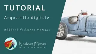 Acquerello digitale con Rebelle di Escape Motions - tutorial