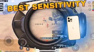 BGMI 3.2 UPDATE BEST SENSITIVITY & SETTINGS 💥IPHONE 12PRO MAX SMOOTH + 60FPS PUBG / BGMI TEST 2024⚡️