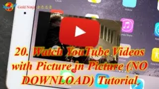 20. Watch YouTube Videos with Picture in Picture on iPad (NO DOWNLOAD) Tutorial