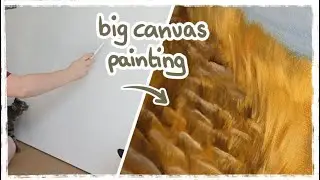 Painting a Landscape on a Big Canvas