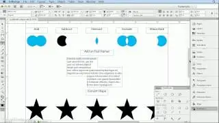 Adobe Indesign CS6 Tutorial - 58  The Pathfinder Panel