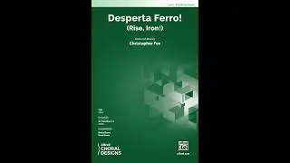 Desperta Ferro! (TTB), by Christopher Fox – Score & Sound