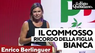 Bianca Berlinguer ricorda il papà Enrico alla festa dell'Unità e si commuove