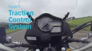 V-Strom 1000 ABS Feature movie --Traction Control System & Instrument Cluster