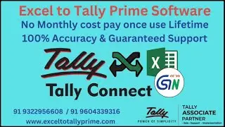 Excel to Tally Prime | Excel to tally Prime  import Software | #shortvideo #shorts
