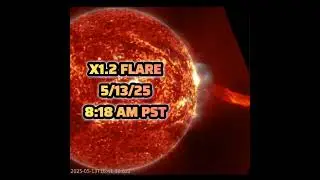 X1.2 SOLAR FLARE, 2 CME'S HEADING OUR WAY #spaceweather #sun