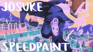 Josuke Copic Speedpaint | Jojo's Bizarre Adventure DIU Fanart
