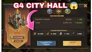 G4 City Hall | Best Way to upgrade | Land Of Empires