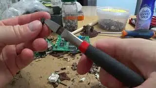 Золото. Модем Zyxel OMNI 56K USB и другие вещи в металлолом.