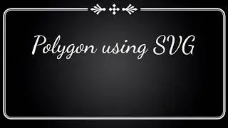 how to create Polygon using SVG || Polygon || SVG || future exam