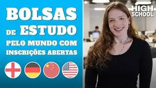 MELHORES BOLSAS DE ESTUDO DE SETEMBRO 🎓 ENSINO MÉDIO, GRADUAÇÃO E PÓS NO EXTERIOR! 🌍