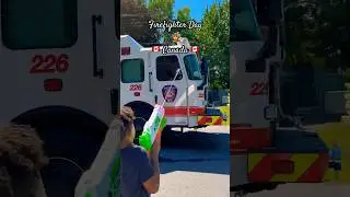 😂Firemen hosed us down! 