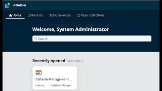 UI Builder Introduction
