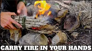 The Apache Match! Indigenous Technique to Carry Primitive Survival Fire in the Wilderness!
