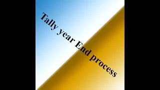 Tally Year End Process