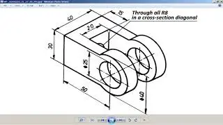 SOLIDWORKS for beginners #20| SOLIDWORKS school| SOLIDWORKS Basic| 2D into 3D Modeling Basic