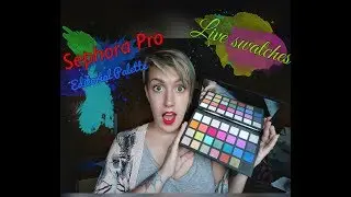 Sephora Pro Editorial Palette -quick live swatches