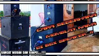 Cara sederhana membuat nama di box speaker || mudah dan simpel