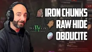 Find the best Farm for Raw Hide, Iron Chunks and Obducite - Diablo 4 Vessel of Hatred Season 6