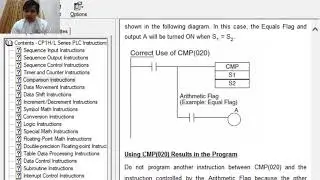 TUTORIAL BELAJAR PLC INSTRUKSI COMPARE (CMP) & MOVE (MOV) DENGAN CX-PROGRAMMER