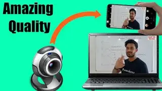 how to use mobile as webcam | smartphone as a webcam | usb method | chalktalktutorials