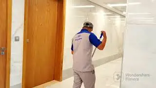 Building Inside corridor moving progress in Al raha, Abu Dhabi 👆
