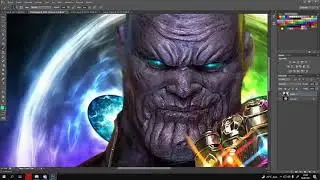 Thanos wallpaper yapım aşaması