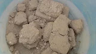 Asmr cement crumbling 🤣My texture dissolve in water 🌊💦