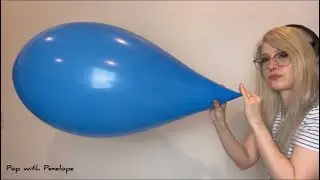 Blow to Pop and Nail to Pop ASMR fun! 🎈 (14’’ Crystal Soap Belbals)