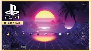Retro Synthwave - Xposed | PS4 (Dynamic Theme) HD