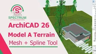ArchiCAD 26 - Terrain Modelling Using Mesh Tool and Spline Tool In ArchiCAD 26