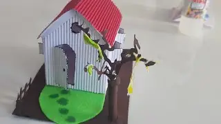 Kartondan Ev 🏡 | kartonnen huis | cardboard house | Homemade and handmade cardboard house☺️🤗