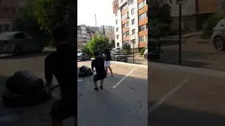 Truck pull kega tire flip