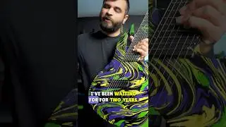 INSANE Custom 8 String Guitar 👀💚🤘