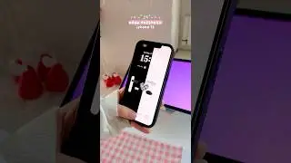 AESTHETIC IPHONE 13 ✨ EDGY THEME 🖤 pinterest aesthetic 🎀*click the related video for the tutorial*