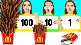 100 Layer Food Challenge | RaPaPa Crazy Challenge