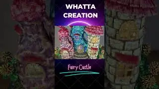 Fairy Castle #artsandcraft #diy #upcycling #fairyhome #artsandcraftforkids #art