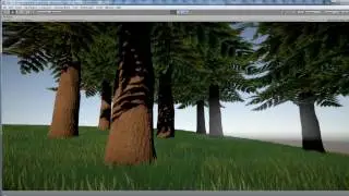 Unity 5 Grass and Trees with wind shader