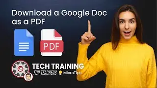 How to Download a Google Doc as a PDF - MicroTips 💡