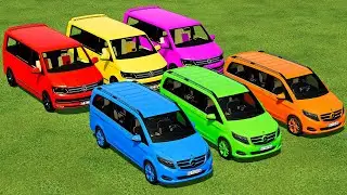 TRANSPORTING MERCEDES & VOLKSWAGEN CARS WITH MAN TRUCKS   Farming Simulator 22