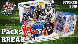 2019 Panini NFL Sticker Cards Collection Break & Album 🏈🏈🏈  Robs Cards