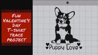 Fun Valentine's Day Puppy LOVE Trace