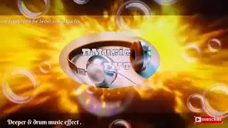 Deeper and drum music effect .