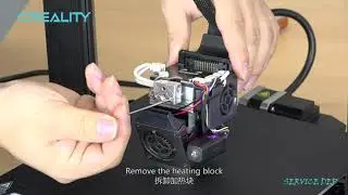 Service tutorial Ender 3 S1 cleaning the hotend throat