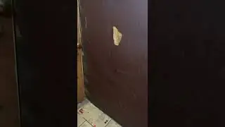 1930s to 1950s linoleum used to hold up insulation.