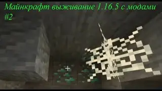 Майнкрафт выживание 1.16.5 с модами! #2