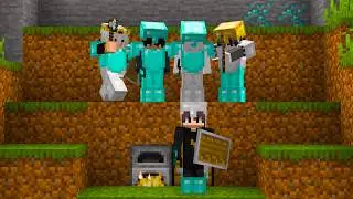 4 Avcı Beni Hiç Bukadar Zorlamamıştı! Minecraft Manhunt