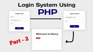 Login System Using PHP with Mysql 2022 Part 2 | Authentication in PHP | CodeWithNizami.