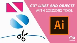 How to Cut Paths and Shapes in Adobe Illustrator - The Scissors Tool